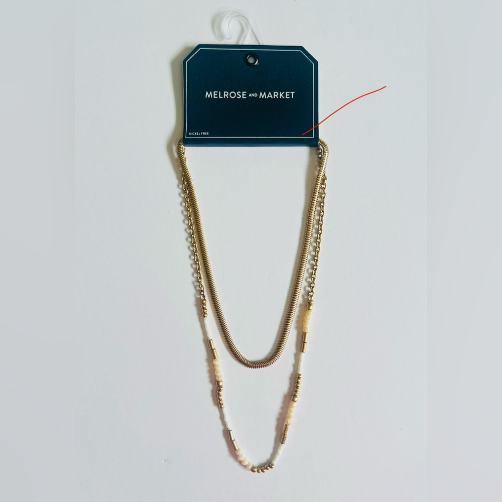NEW Melrose and Market Gold Tone Necklace✨